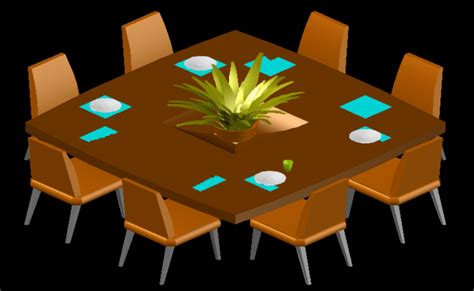 Dining Table Set Elevation CAD Blocks Free Download - Cadbull