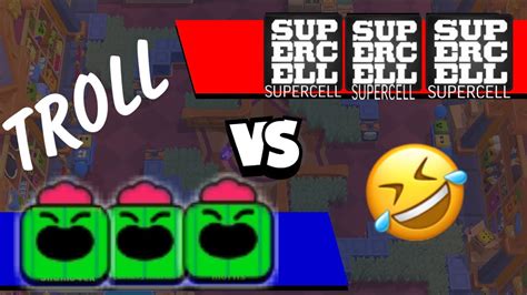 TROLL! SUPERCELL VS SPIKE[FUNNY MOMENTS] - YouTube