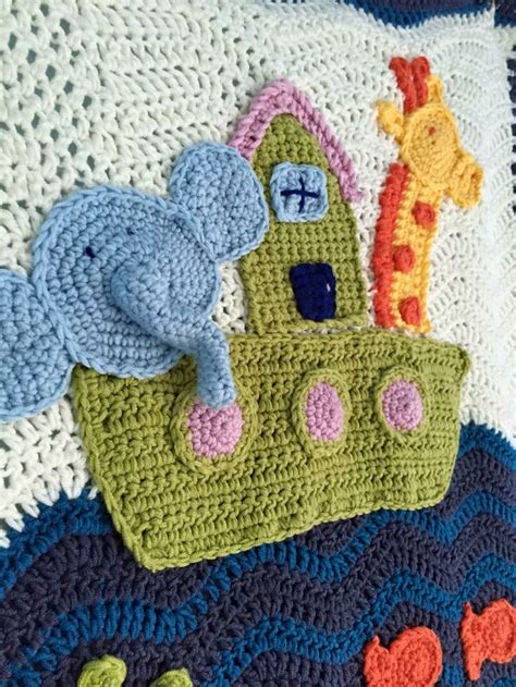 Noahs Ark Crochet Blanket Inspired By Michele Wilcox