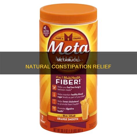 Metamucil Natural Constipation Relief Medshun