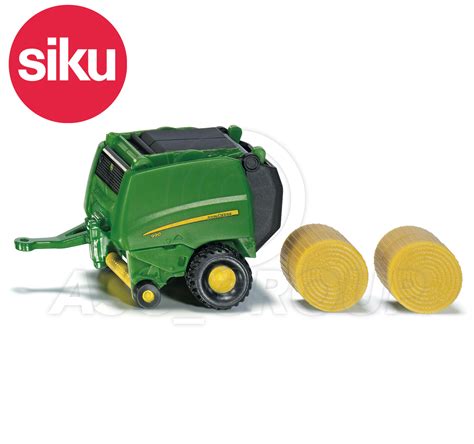 Siku No1473 187 Scale John Deere Round Baler With 2 Bales Dicast