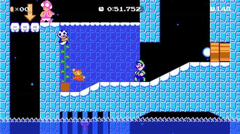 Super Mario Maker 3 Smb1 Frozen Beach Night By Jackadamen On Deviantart