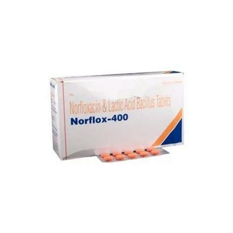 Norflox Mg Tablets At Rs Stripe Anti Infective Medicines In