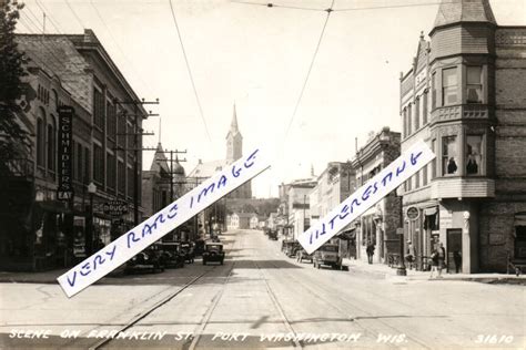 WISCONSIN OLD PHOTO TOWN AND STREET SCENE VIEW PHOTOS