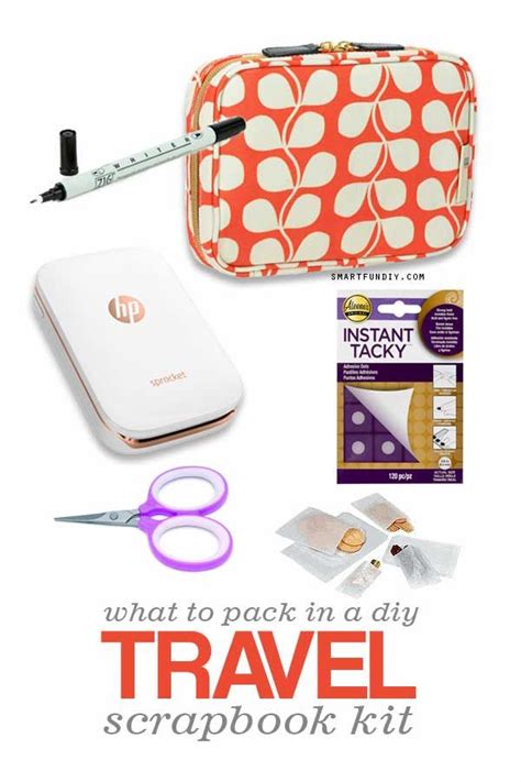 How To Make A Diy Travel Scrapbook Kit Scrapbook While On Vacation