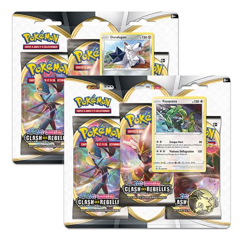 Cartes POKEMON Pack De 3 Boosters Clash Des Rebelles EB02 Chez