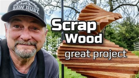 Scrap Wood Project Wind Spinner Beginner Woodworking Project You