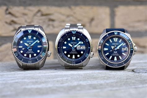 Neue Uhren Seiko Prospex Great Blue Samurai Turtle Sumo Scuba