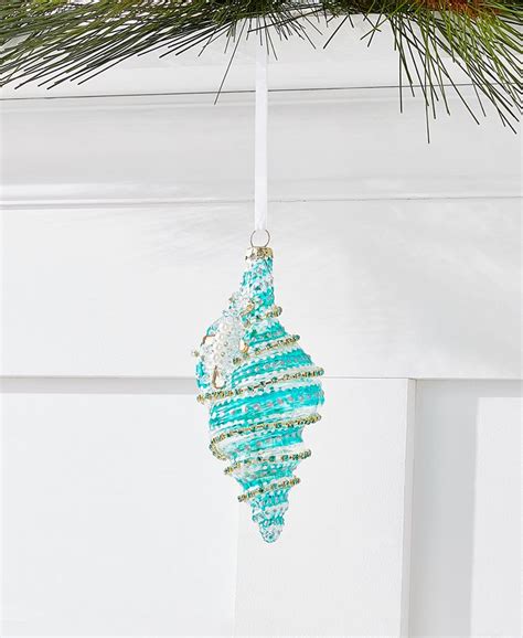 Holiday Lane At The Beach And Seaside Conch Shell Ornament Created For Macys Macys