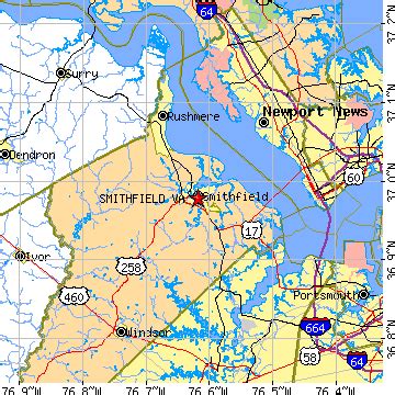 Smithfield, Virginia (VA) ~ population data, races, housing & economy