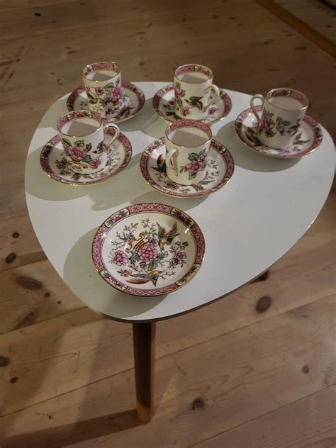 6 st Royal Tuscan fine bone China koppar med f Köp på Tradera