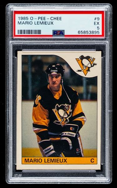 Lot Detail O Pee Chee Hockey Card Hofer Mario Lemieux