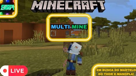 Minecraft Multi Mine Novos Membros E Villager Mending Youtube