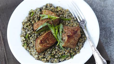 Sauté dagneau aux lentilles vertes du Puy La Lentille Verte du Puy