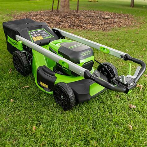 60v Pro Brushless Self Propelled Lawnmower 51cm 21 Greenworks