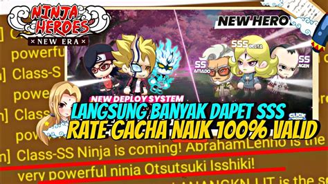 Rate Gacha Naik Update Rate Gacha Rilis Hero Terbaru Langsung Tes