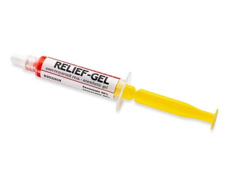 Анестезирующий гель Relief-Gel вишня 5 мл. : цена, описание, продажа ...