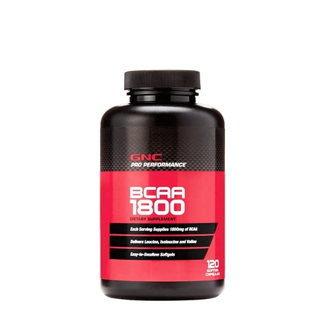 Aminoacizi Bcaa 1800mg Pro Performance 120 Capsule Gnc Drmax Farmacie