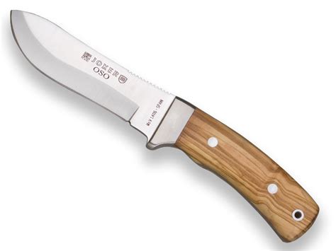 OLIVE WOOD HANDLE 12 CM STAINLESS STEEL FULL TANG BLADE JOKER OSO