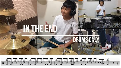 In The End - Linkin Park (DRUMS ONLY) - YouTube