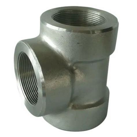 Mild Steel Equal Ss Socket Weld Tee For Chemical Handling Pipe Size