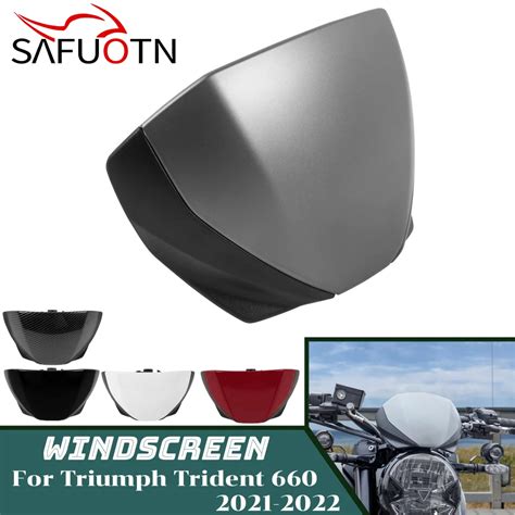 For Trident 660 Front Screen Lens Windscreen Fairing Kit For Triumph