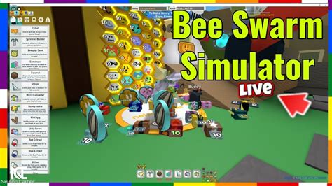 🔴full Hive Of Bomber Bees Bee Swarm Simulator Youtube