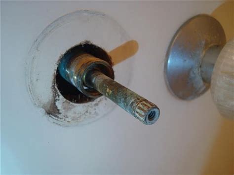 How To Remove An Old Style Shower Diverter Stem From A 3 Handle