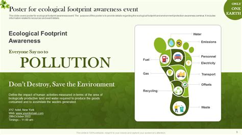 Ecological Footprints Powerpoint Ppt Template Bundles Ppt Template