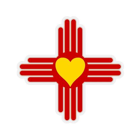 You Love New Mexico You Love The Zia Symbol This One Has A Heart In