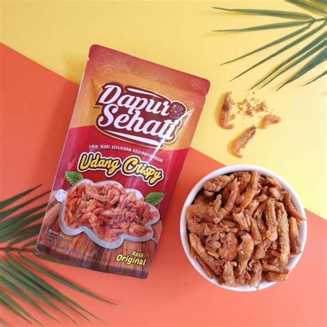 Jual Udang Crispy Dapur Sehati Krispi Makanan Lauk Siap Saji Shopee