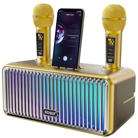 SD319Pro M Quina De Karaoke Familiar Con Dos Micr Fonos Inal Mbricos