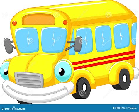 School Bus Cartoon Vector Illustration | CartoonDealer.com #39805746