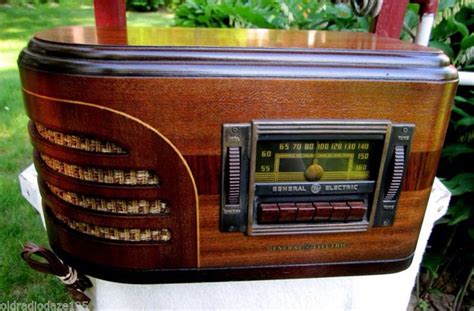 1939 General Electric Model Hj624 Vintage Tube Radio Rádios