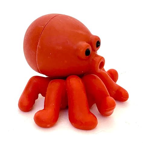 380163 Iwako Octopus Erasers 1 Eraser Iwakousa