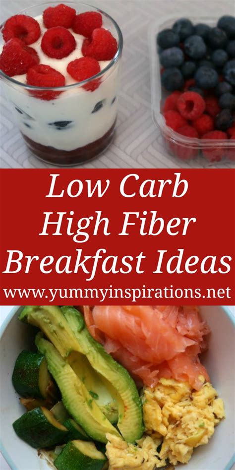 Low Carb High Fiber Breakfast Foods - Best Recipes & Ideas