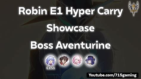 Robin E Hyper Carry Showcase Cycle Boss Aventurine Honkaistarrail