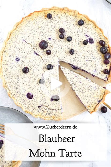 Blaubeer Mohn Tarte Kuchen Und Torten Essen Und Trinken Tarte