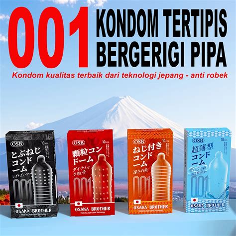 Jual Kondom 001 Jepang Anti Bocor 4 Variant Condom Bergerigi Super