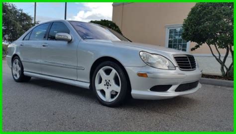 2004 Mercedes S430 Amg Sport Clean Carfax Florida No Reserve