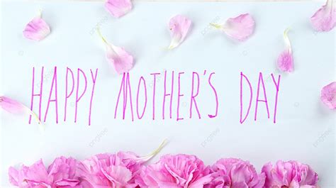 Mother S Day Carnations Pink Flowers Blessing Background Mother S Day