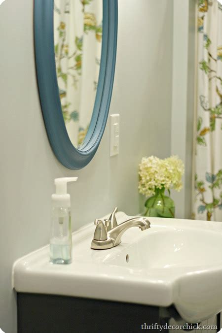 Bright Basement Bathroom Done From Thrifty Decor Chick