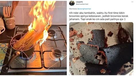 Potret Kegagalan Netizen Saat Masak Ini Bikin Elus Dada Hot