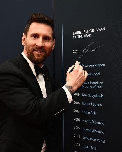 Premios Laureus Lionel Messi Fue Elegido Como El Mejor Deportista Del Año