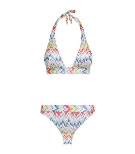 Womens Missoni Multi Zigzag Bikini Harrods Uk