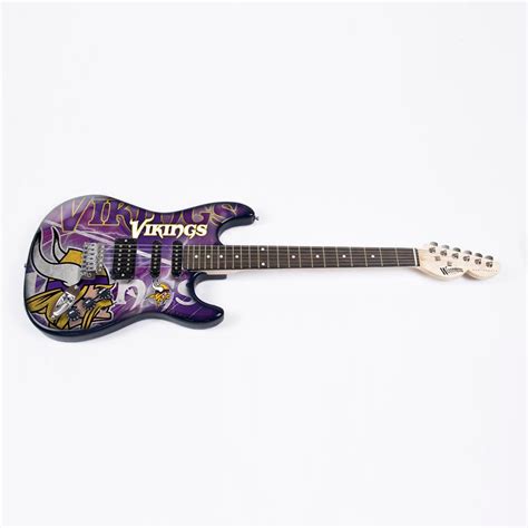 Woodrow Guitar By The Sports Vault Nfl Minnesota Vikings