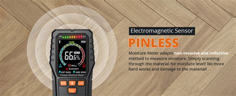 Proster Pinless Moisture Meters With Backlit LCD Screen Non Invasive