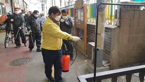 경기도의회 송영만 의원 오산 오색시장 신종 코로나 방역 활동 뉴스피크