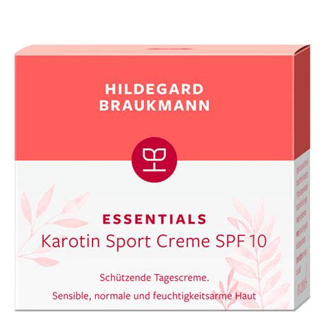 Hildegard Braukmann Essentials Karotin Sport Creme Spf Ml