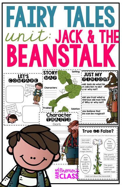 Fairy Tales Unit Jack And The Beanstalk Mrs Bremers Class Fairy